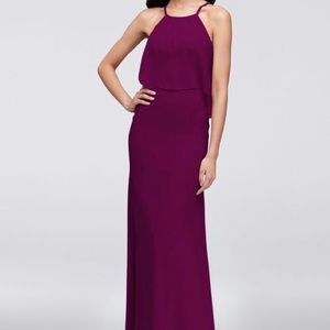 David’s Bridal Bridesmaids Dress, Sangria Sz 6